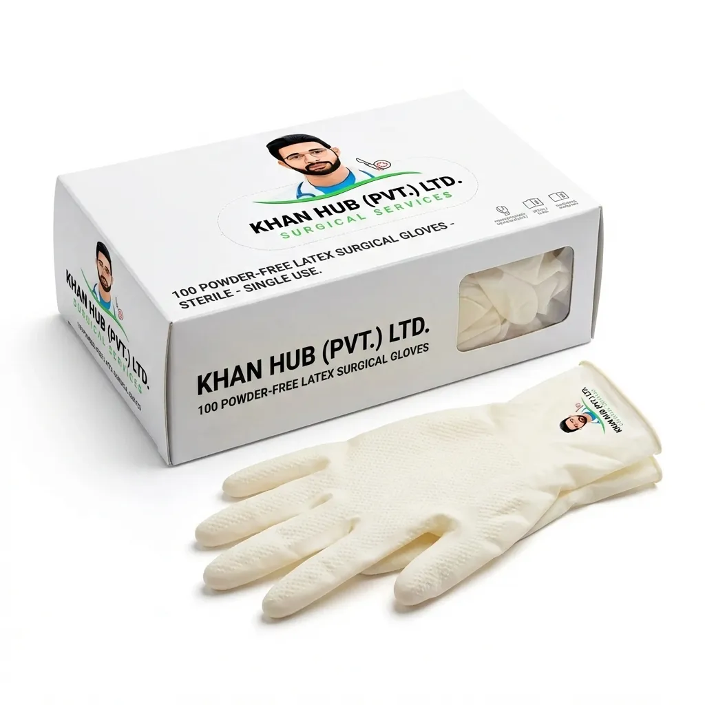 Surgical Gloves - Latex Powder-Free (Box of 100)
